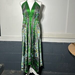 100% silk dress handkerchief hem tie around the neck adjustable